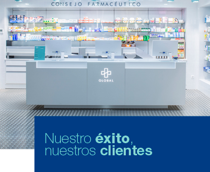 mostradores de farmacias