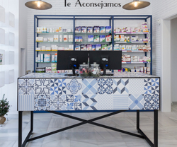 mostradores de farmacias